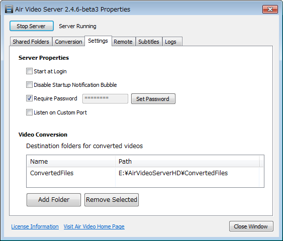 air video server hd improve performance