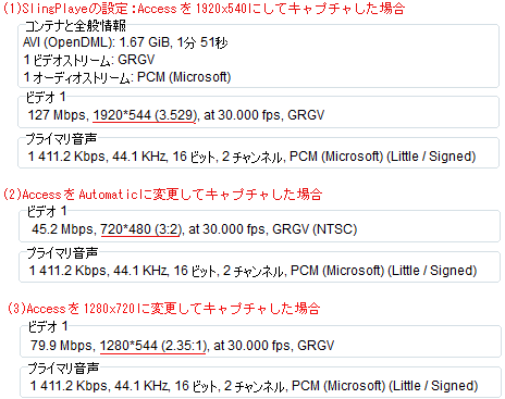 Gregionでストリーミング動画のビデオキャプチャ